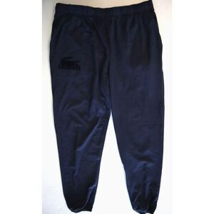 Lacoste 3H5422-51-423 Men's Sz M Navy Blue Cotton Fleece Lounge Jogger Pants